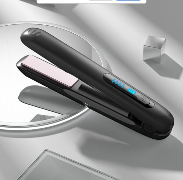 66a2fd60-dd00-4bcc-a764-3e5d5e93b587.jpg Wireless Hair Straightener Flat Iron Mini 2 IN 1 Roller