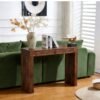 6a9d560b-f5f9-4364-bb5b-70e4941b524e.jpg Elegant Natural Walnut Wood Grain Bar Table -50 Inches Long