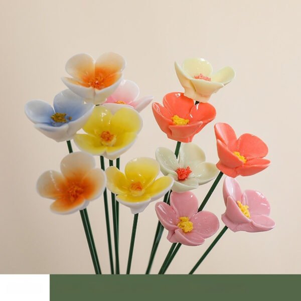 Eternal Home Decor Creative Ornaments Jingdezhen-inspired Artificial Flowers