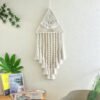 71678446-126b-46d0-ae49-187f5aff57a3.jpg Handwoven Home Decor Triangle Dream Catcher Pendant
