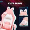 Cute Racing Gamer Chair, Pink