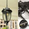 Outdoor Waterproof LED Chandelier Corridor Aisle Garden Lamp