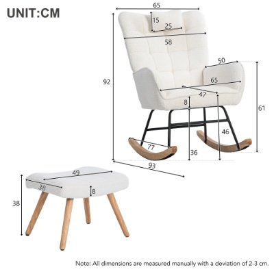 78898114-4ab1-4e33-b496-513835e88f45.jpg Rocker Chair Single Recliner Casual Lounger Lounge Chair