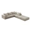 Oversized Sponge Cloud Sofa,Modern Upholstered Sectional Sofa Couch Set