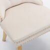 Modern, High-end Tufted Solid Wood Contemporary Velvet Upholstered Dining Chair