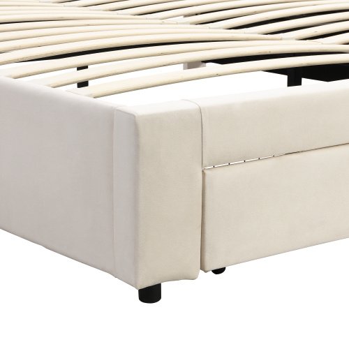 7f4ce0ba-aef5-45f0-8106-5d4ec4eb2e32.jpg Upholstered Bed King Size Bed 5ft 150x200cm Velvet Fabric