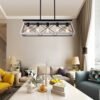 5 Lamps Farmhouse Chandelier Dining Room White - No Bulbs Unavailable