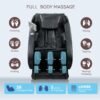8189bf0a-30b3-4165-982f-513f61f7c41a.jpg Massage Chairs Full Body Massage Recliner With Foot Roller,Airbag Massage SL Track, Zero Gravity, Bluetooth Speaker,Black
