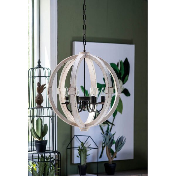 82ea6b2a-2bd4-4d66-b345-a2725f2cac37.jpg 6 - Light Wood Chandelier With Adjustable Chain For Kitchen, Dining Hall Entrance, Bulb Not Included