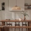 8449d428-4b1f-4a84-9c64-1bf8a6592af4.jpg Vintage Living Room Wooden Wind Rattan Woven Chandelier