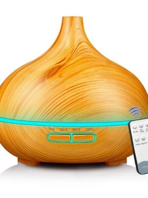 882612519601.jpg Creative Home Appliance Full Wood Grain Remote Control Aromatherapy Lamp