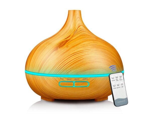 882612519601.jpg Creative Home Appliance Full Wood Grain Remote Control Aromatherapy Lamp