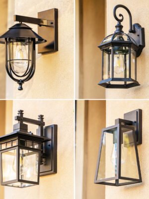 European style exterior wall light, outdoor light, waterproof courtyard light