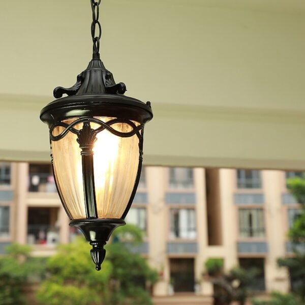 Outdoor Waterproof LED Chandelier Corridor Aisle Garden Lamp