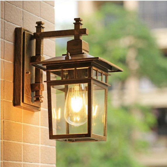 European style exterior wall light, outdoor light, waterproof courtyard light