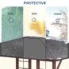 Gazebo With Galvanized Steel Roof  Swiship-Ship Prohibited By WalMart Original