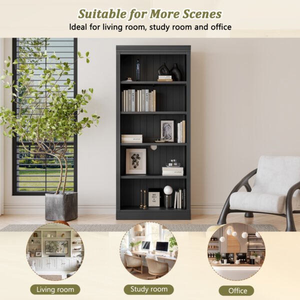 94fffacd-41d6-40ad-a813-16d502dd281f.jpg 83 Tall Wood Bookcase Suite With Light Strip