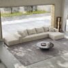 Oversized Sponge Cloud Sofa,Modern Upholstered Sectional Sofa Couch Set