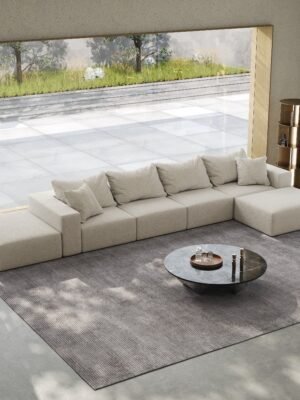 Oversized Sponge Cloud Sofa,Modern Upholstered Sectional Sofa Couch Set