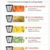 9d3af2f9-e80f-4399-a35e-192f40648268.jpg Electric Cheese Grater Salad Maker, 200W Salad Shooter,