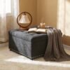 Storage Ottoman, Tufted Footstool.