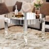 9df1a795-c620-4615-bc08-a592f9e35fbb.jpg Dazzling Sliver Round Coffee Table With Fluted Mirror Design