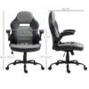 a4b70966-9335-4f66-8aad-590cec31fd48.jpg PU Leather Gaming Chair with Flip-up Armrests