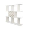 Large Wall Mounted 3 Tier  Rustic Bottle Wine Rack