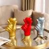 Decorative Resin Crafts Valentine's Day Love Gesture Ornaments Home Decor