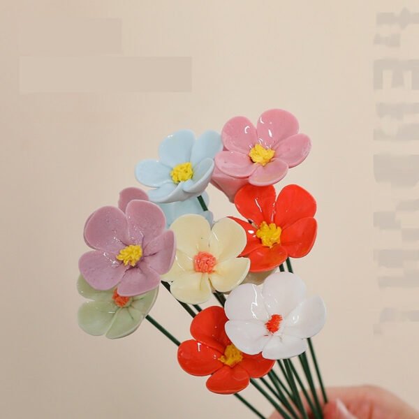 Eternal Home Decor Creative Ornaments Jingdezhen-inspired Artificial Flowers