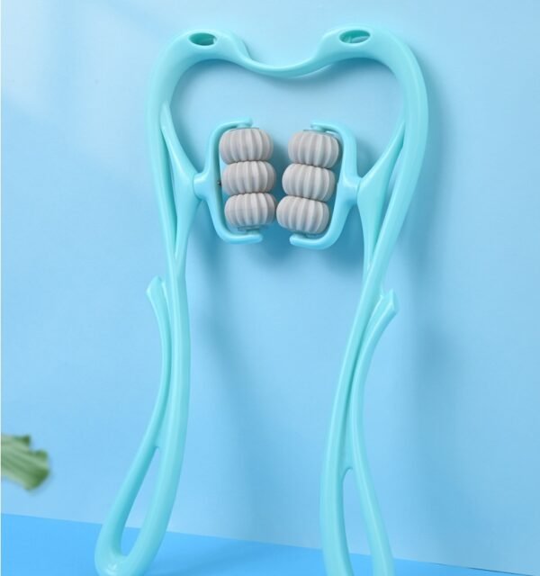 af7c1395-82c1-479f-9312-959f79d33f6a.jpg Multifunctional Manual Six-wheel Neck Massager Massage Relieve Roller Massage Tool