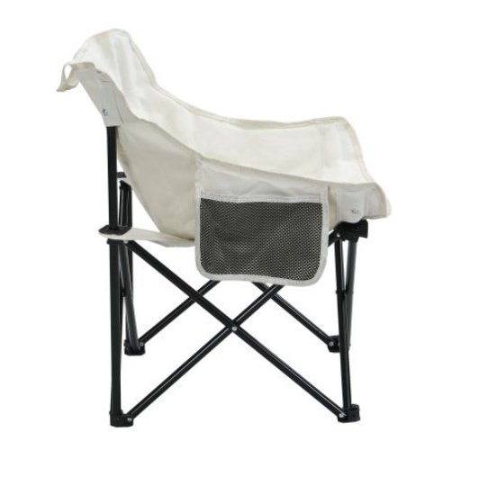 2PCS Outdoor Camping Chairs Folding Portable, Carry Bag ,Beige