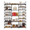 b345f82d-4a98-4612-a90d-99a8f9edd077.jpg 3 Rows And 9 Layers With Hooks Can Hold 50 Pairs Of Shoe Racks