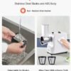 b54f3bf8-29f3-484b-900e-37933d9cbadb.jpg Electric Cheese Grater Salad Maker, 200W Salad Shooter,