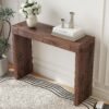 bd189684-9f42-4819-b62d-5b78e5fafeaf.jpg Elegant Natural Walnut Wood Grain Bar Table -50 Inches Long