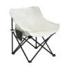 2PCS Outdoor Camping Chairs Folding Portable, Carry Bag ,Beige