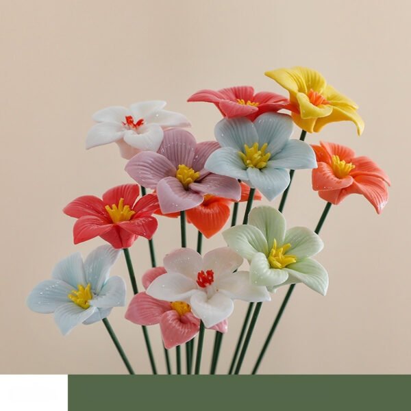 Eternal Home Decor Creative Ornaments Jingdezhen-inspired Artificial Flowers