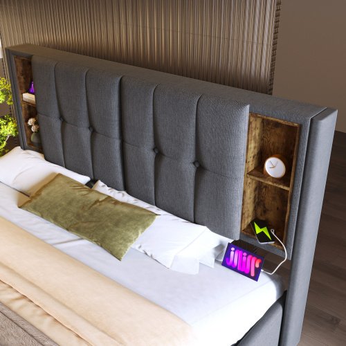 c438901e-4b97-40ce-8ed9-71273c4bfb88.jpg Hydraulic Storage Bed With Hydraulic Lever,