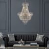 Golden Crystal Chandelier