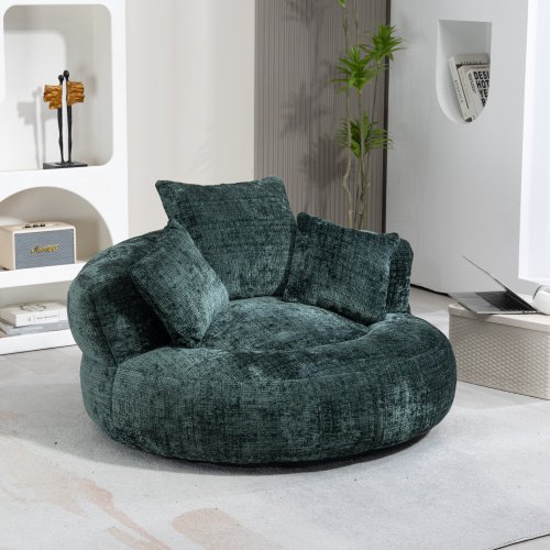 COOLMORE Lazy Sofa Durable Comfort Lounger High Back Bean Bag Chair Couch
