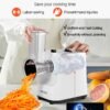 cb36a30d-eb21-4279-a4c9-631ef3ab304e.jpg Electric Cheese Grater Salad Maker, 200W Salad Shooter,