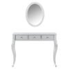 Luxury Makeup Vanity Desk With Oval Mirror