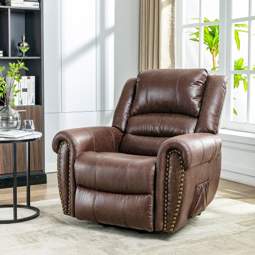 d3039ddd-beec-4606-b02d-b43848e1c5bd.jpg Massage Chair Heavy Duty Electric Faux Leather Reclining Chairs With USB Port And 2 Side Pockets