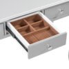 Luxury Makeup Vanity Desk With Oval Mirror
