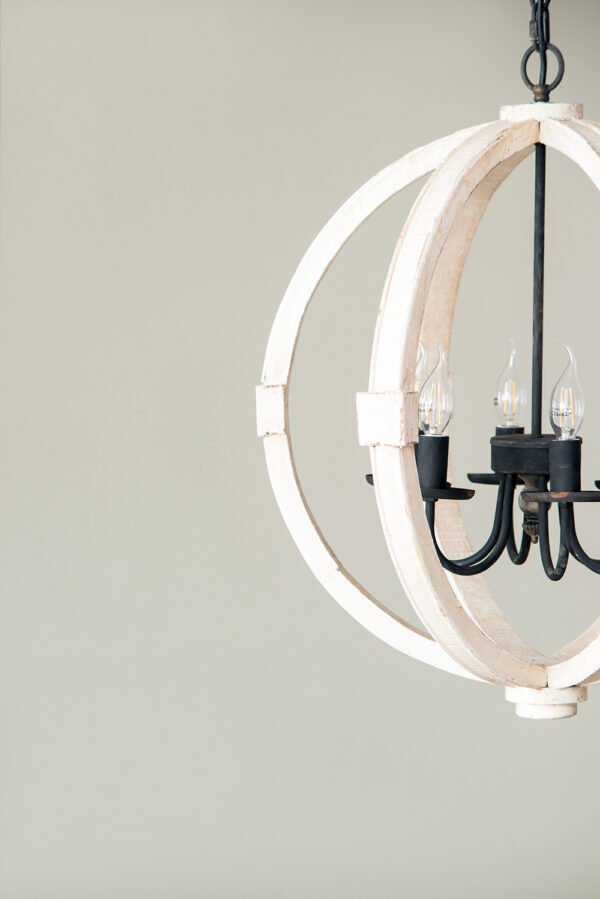 d880c38a-fdd2-40f7-9baa-5210cab8f092.jpg 6 - Light Wood Chandelier With Adjustable Chain For Kitchen, Dining Hall Entrance, Bulb Not Included