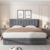Upholstered Bed,Super King Size Bed-6ft180x200cm