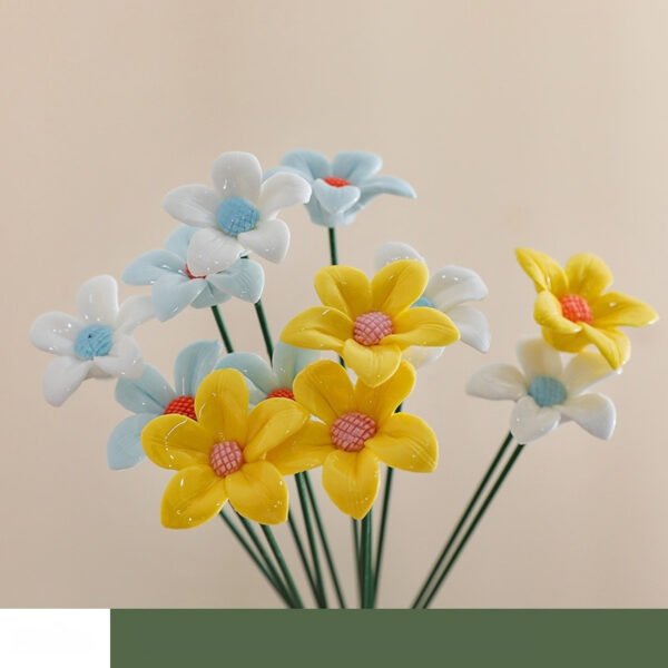Eternal Home Decor Creative Ornaments Jingdezhen-inspired Artificial Flowers