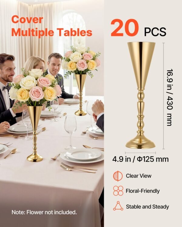 20 PCS Wedding Flower Vase,