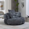 COOLMORE Lazy Sofa Durable Comfort Lounger High Back Bean Bag Chair Couch