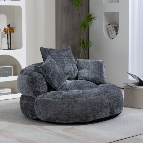 COOLMORE Lazy Sofa Durable Comfort Lounger High Back Bean Bag Chair Couch
